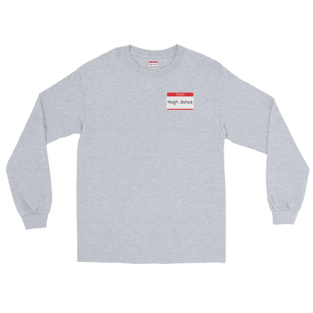 Hugh Janus Name Tag Long Sleeve - Image 9