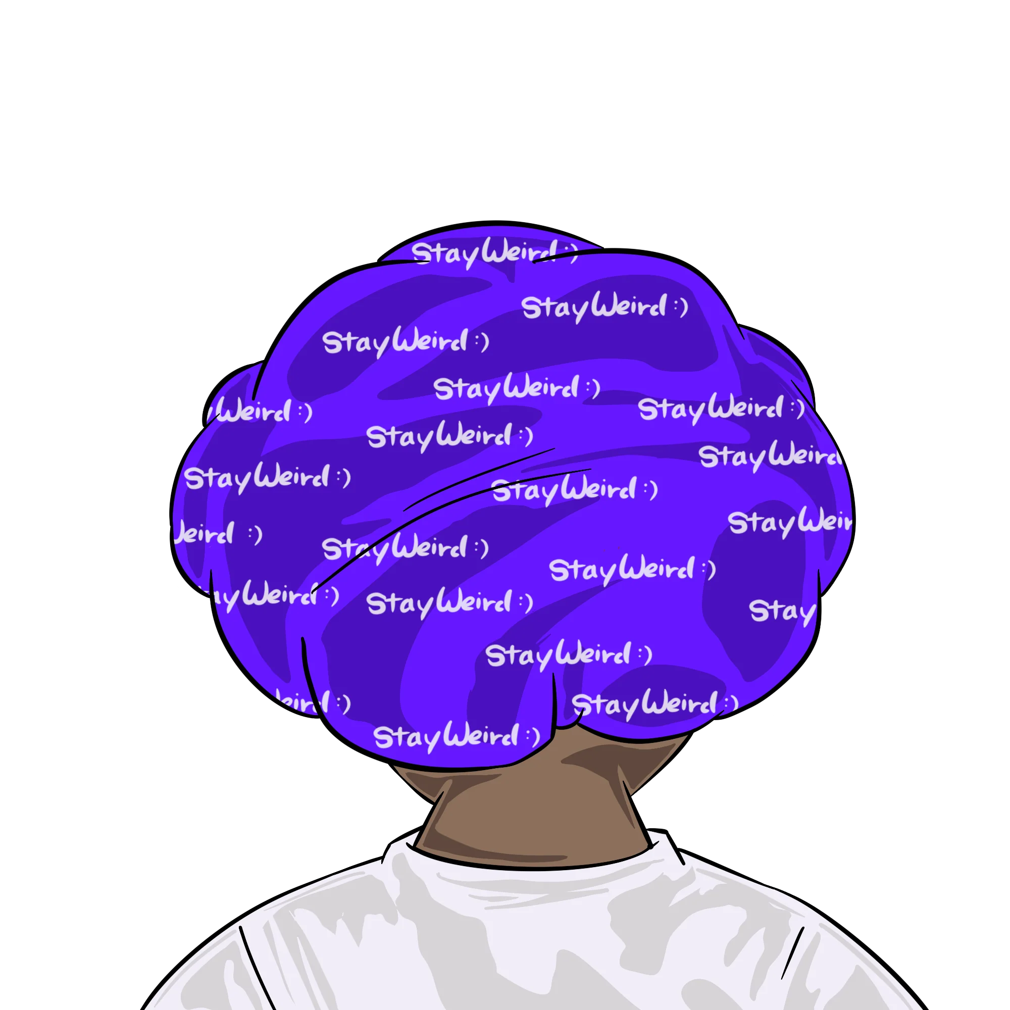 Purple "Stay Weird" Bonnets - Image 3