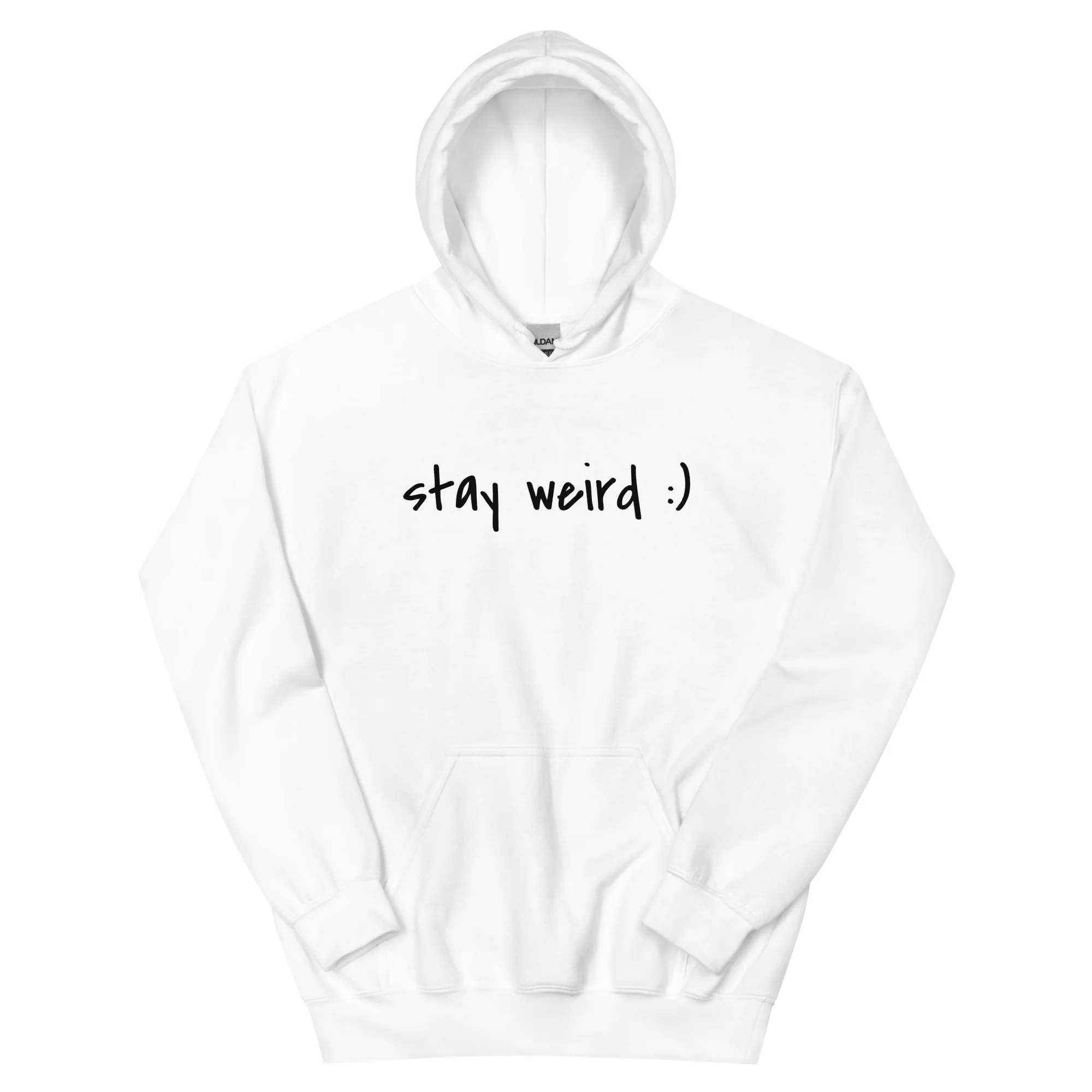 Stay Weird :) Hoodie - Image 2