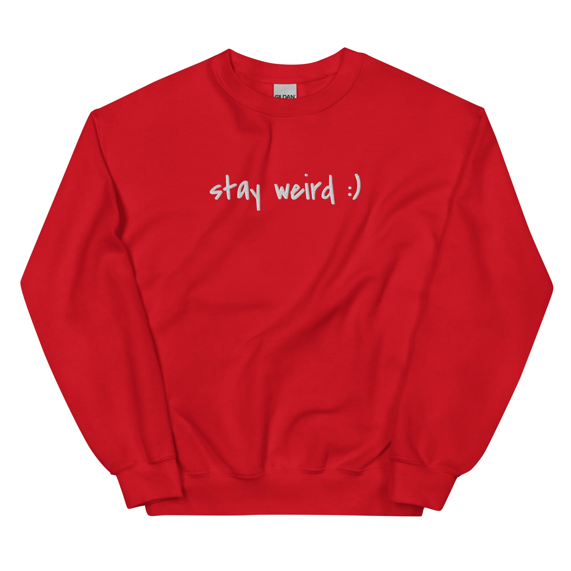 Stay Weird :) Sweatshirt (embroidered) - Image 5